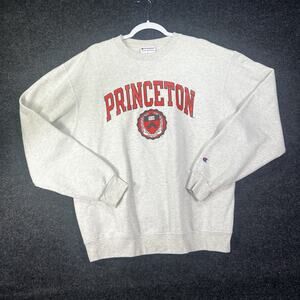 Princeton University Gray Champion Pullover Sweatshirt Unisex size large